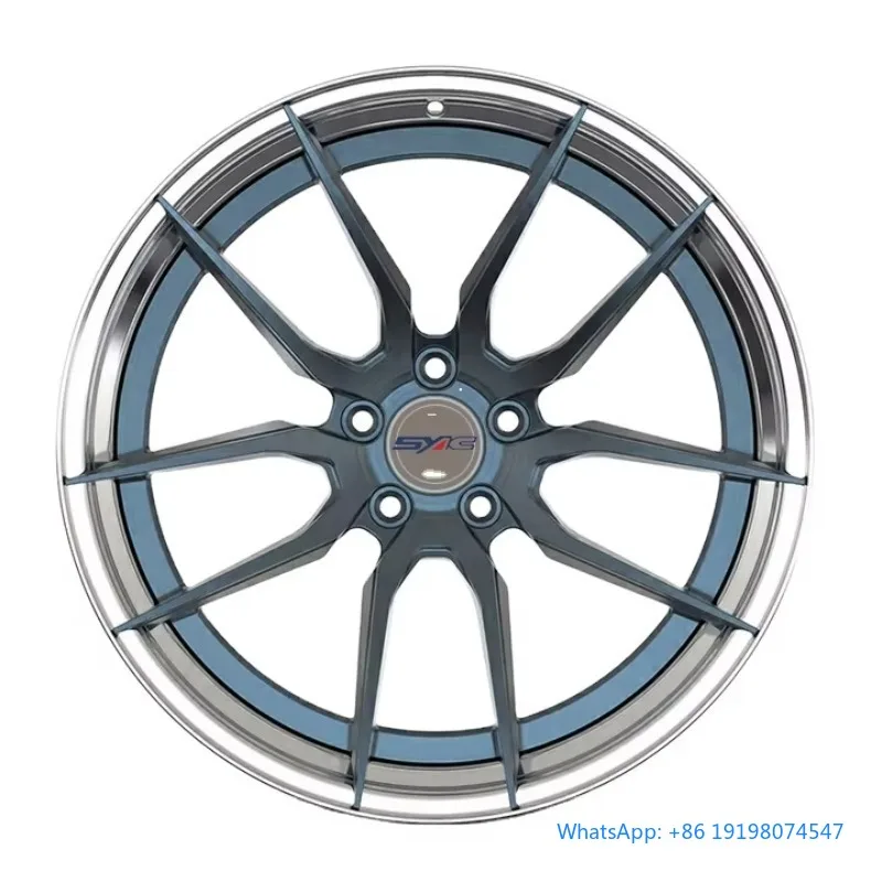 

New Two-Piece 18-24 Inch Aluminum Alloy Wheel Hub Custom ET Offset Multi PCD Sport Universal Rims