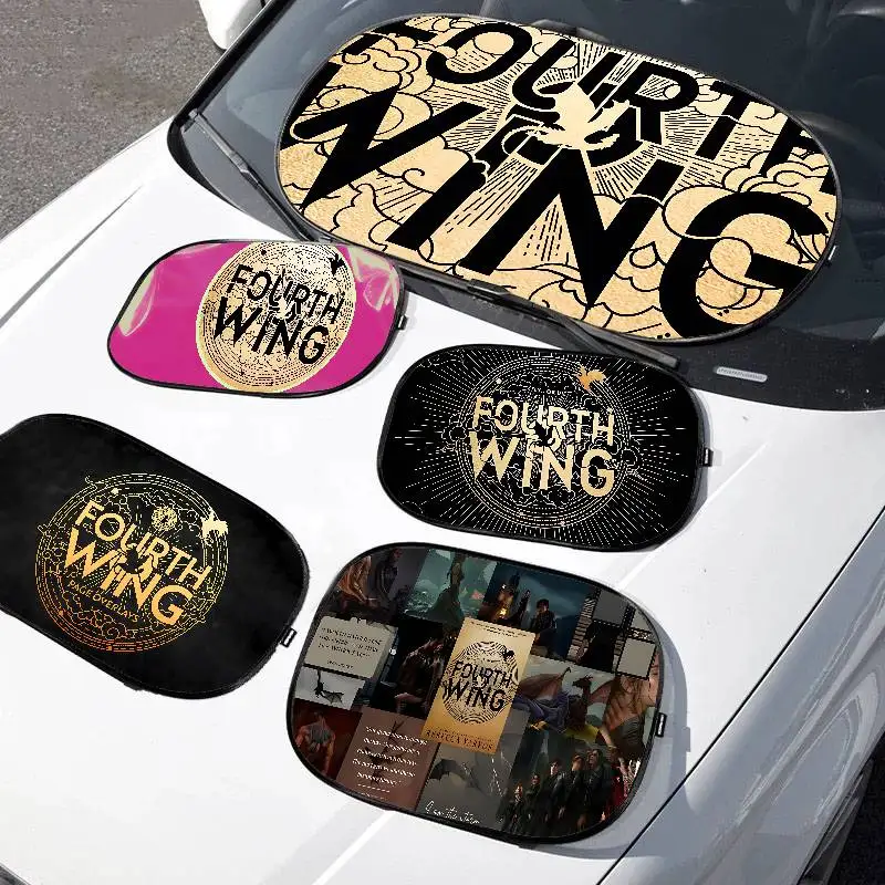 

Books F-Fourth Wing Universal Car SunShade Side Window Windscreen Roof Window For Children Adults Adsorption SunShade Cover