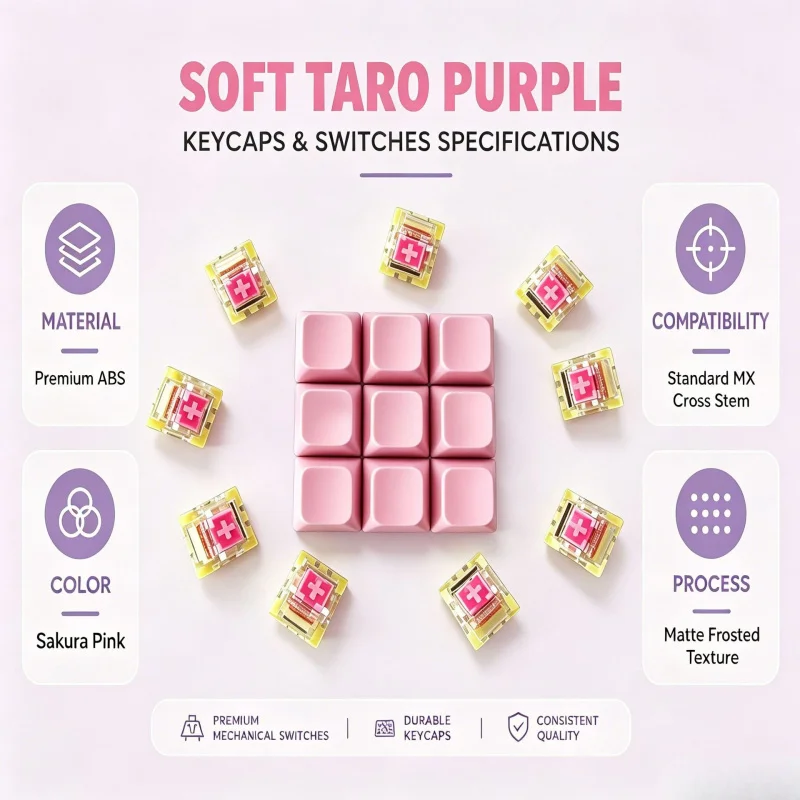 XDAHighly non-engraved Mechanical Keycap Keyboard Stress-Relief Button, Pressure Toy Switch Accessory, Toy Pendant