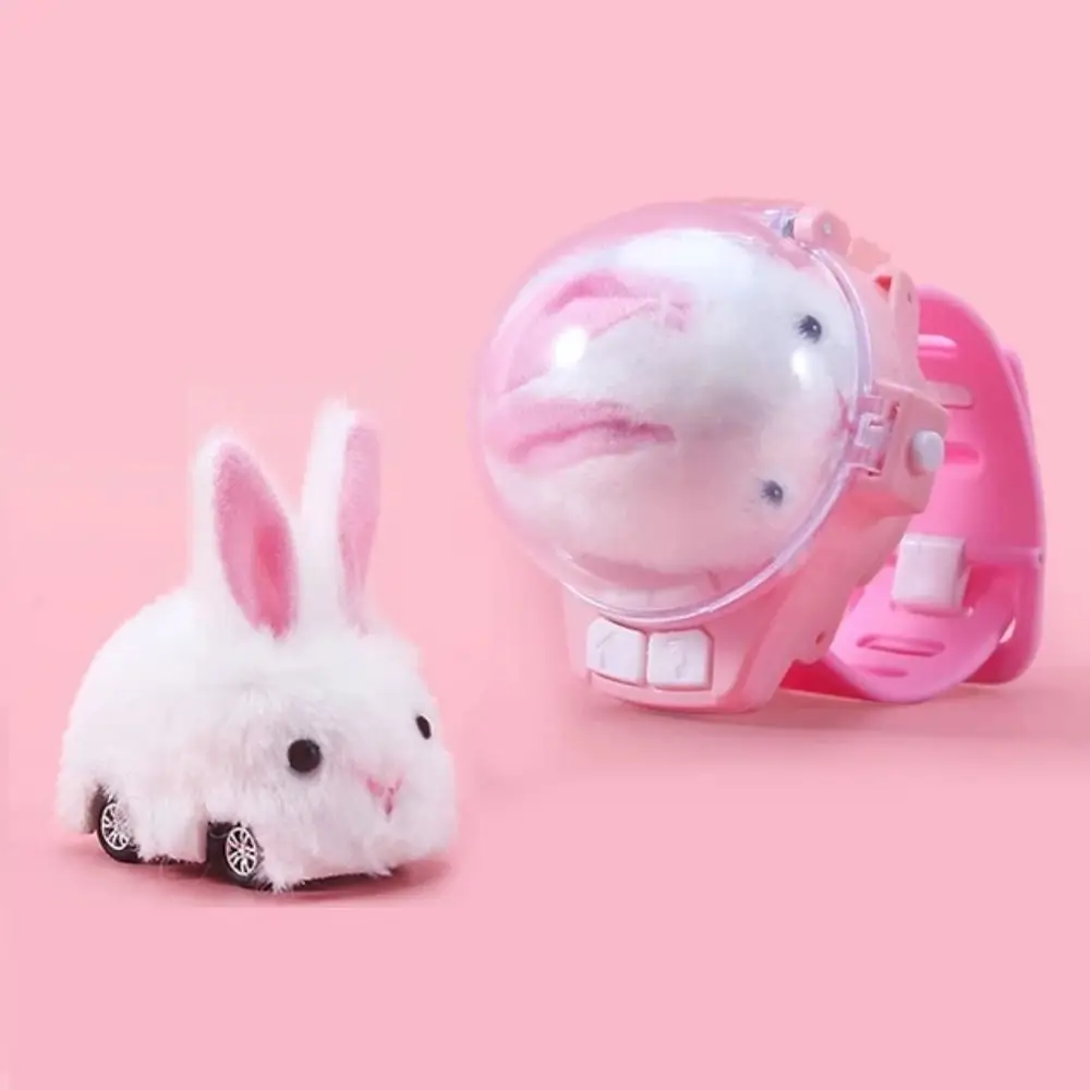 3D Cartoon Children RC Car Mini Watch Cute Pet Car USB Charging Kapibala Watch Electric Remote Control