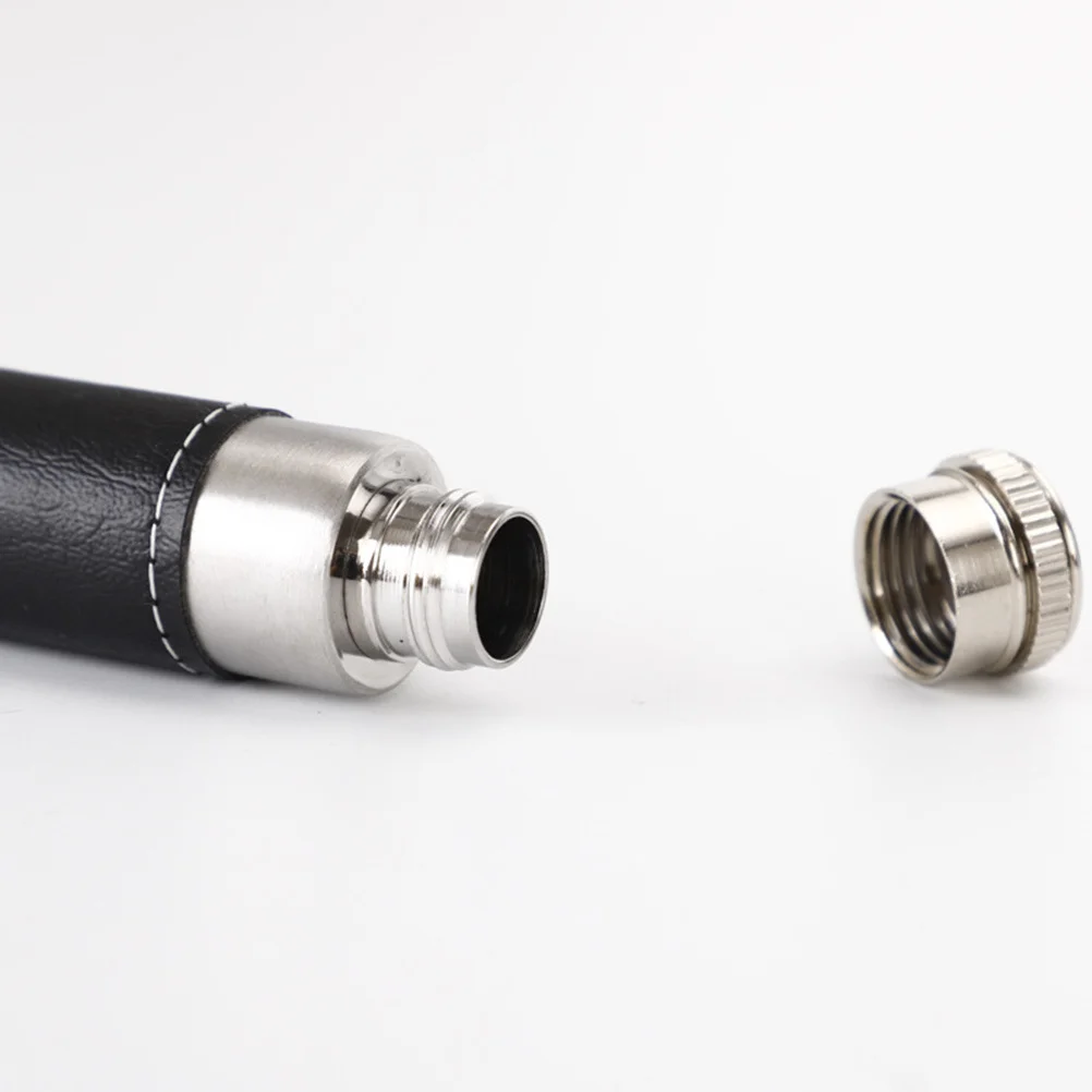 

1Pcs Portable Wine Tube 45Ml Stainless Steel Mini Wine Pot Cover Compact Size Carry Cigarette Case Gift