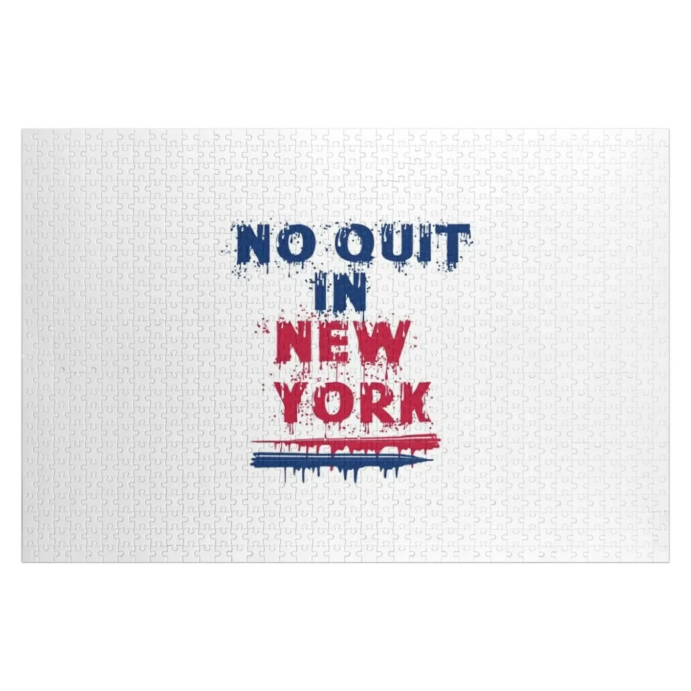 

No Quit in New York Jigsaw Puzzle Custom Child Gift Jigsaw Custom Anime Puzzle