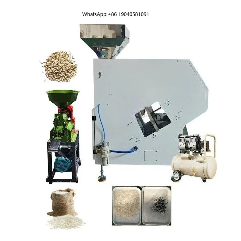 Small Rice Corn Wheat Millet Grain Plastic Salt Quinoa Nuts Seeds Tea Coffee Beans Color Sorting Machine Color Sorter Machine