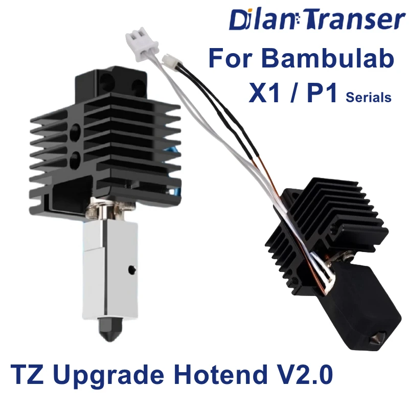 

Обновленный Hotend V2.0 для Bambulab X1 X1C P1P TZ, модульный экструдер, 3D-принтер VORON