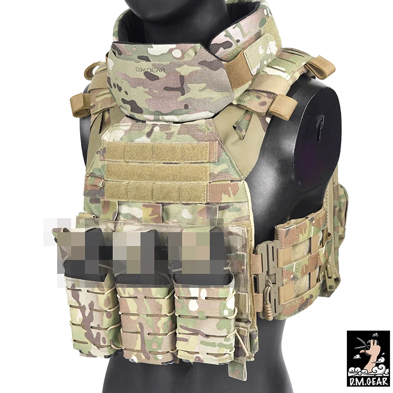 DMGear Tactical Vest Neck Guard Collar Protector 2.0 Tactical Airsoft Equipment Hunting Accessory for Jpc Avs Fcsk