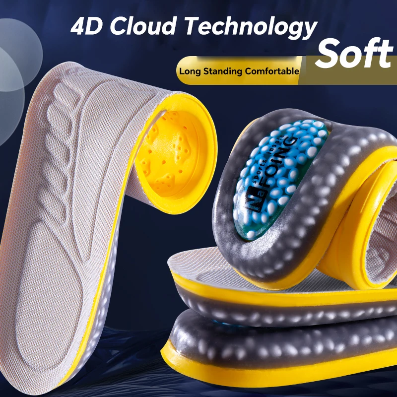 Sport-Einlegesohlen, Fußgewölbeunterstützung, atmungsaktives Technologie-Design, Stoßdämpfung, Schuhe, Polster, Outdoor, Laufen, Rzoom, Luftpolster-Einlegesohle – Detail 5
