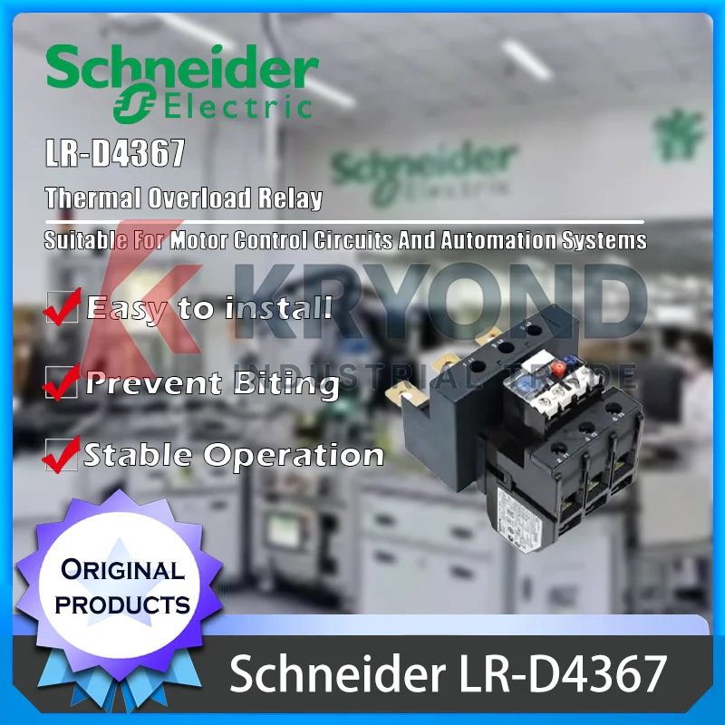Schneider LR-D4367 Motor Protection Circuit Breaker – High-Performance Breaker for Motor Control Overload Protection
