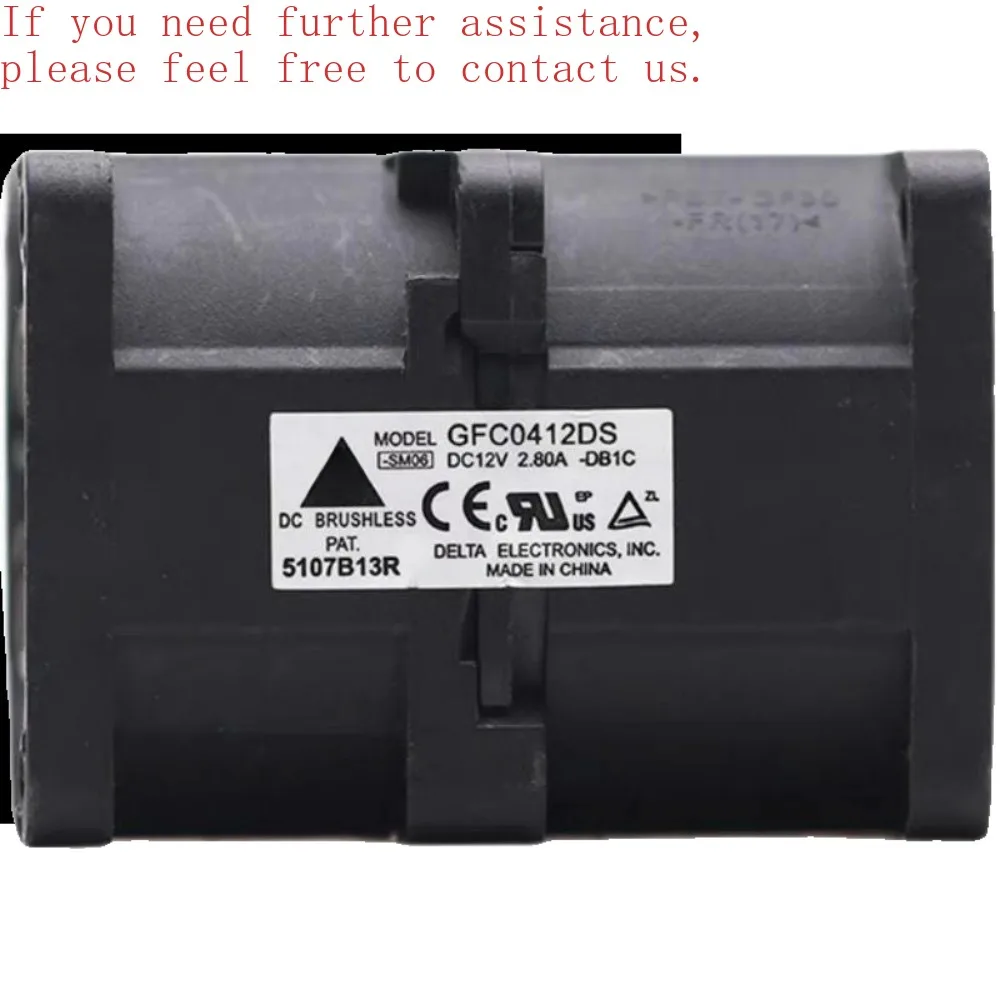 

Для сервера Delta GFC0412DS 4056 12 В 2,80 А жестокий турбовентилятор охлаждения 1 год гарантии