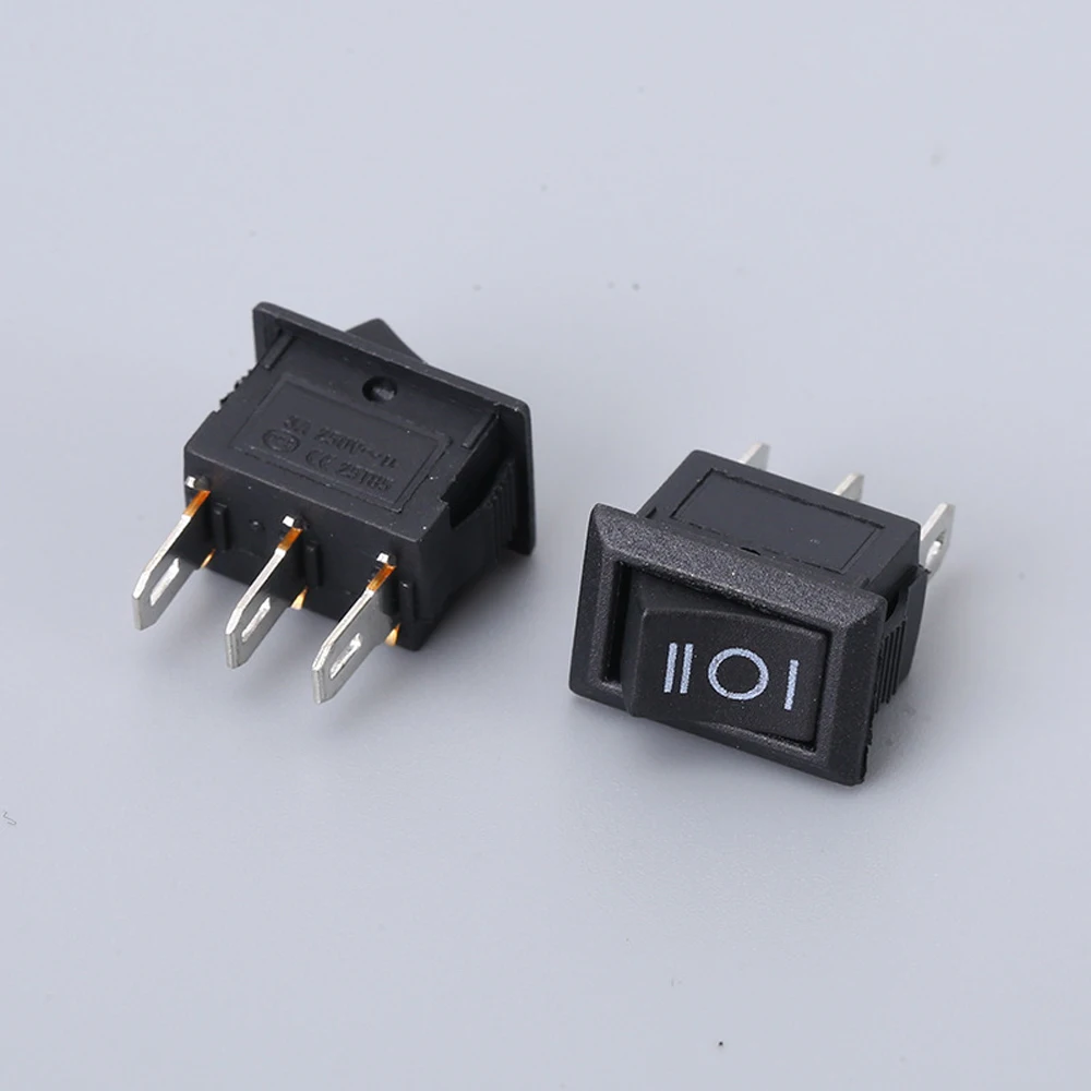 Высококачественный кнопочный мини-переключатель KCD5 ВКЛ-ВЫКЛ 3-позиционный переключатель с 3-контактным терминалом питания