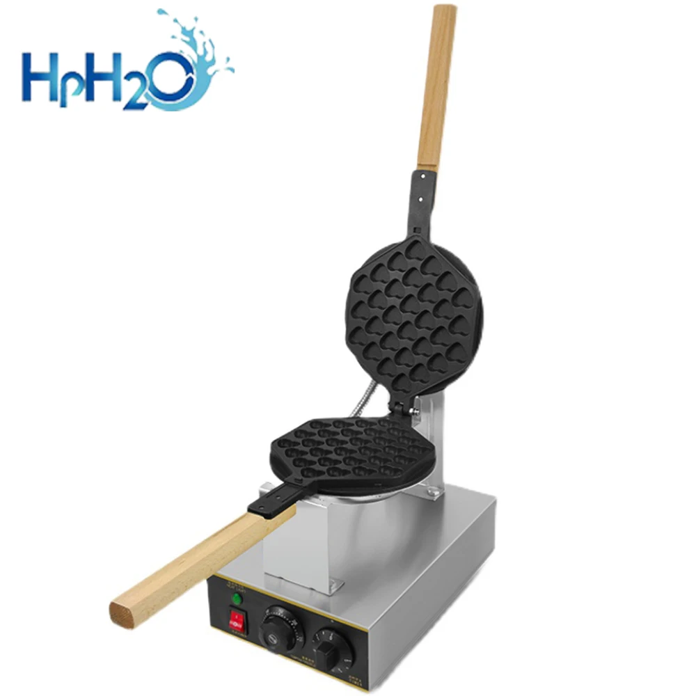 Commercial Electric heart shape egg bubble waffle maker machine hong kong eggettes waffle iron cake oven bubble waffle machine