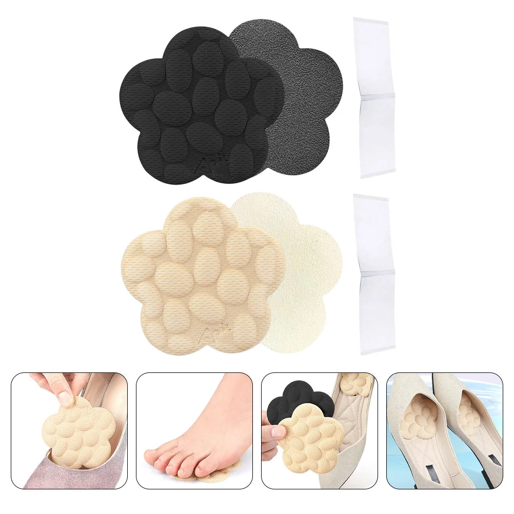 

2 Pairs High Heel Insole Cushions for Back of Tongue Pads Shoes Wedge Inserts Grips Protector Heels Protectors Women's