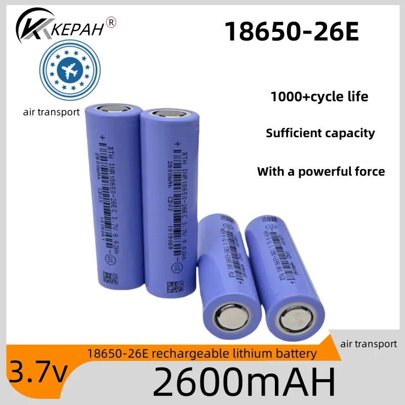 1-16pcs 35A 18650 2600mAh 3.7V lithium-ion rechargeable battery 10A lithium battery for high power consumption of flash Vaping