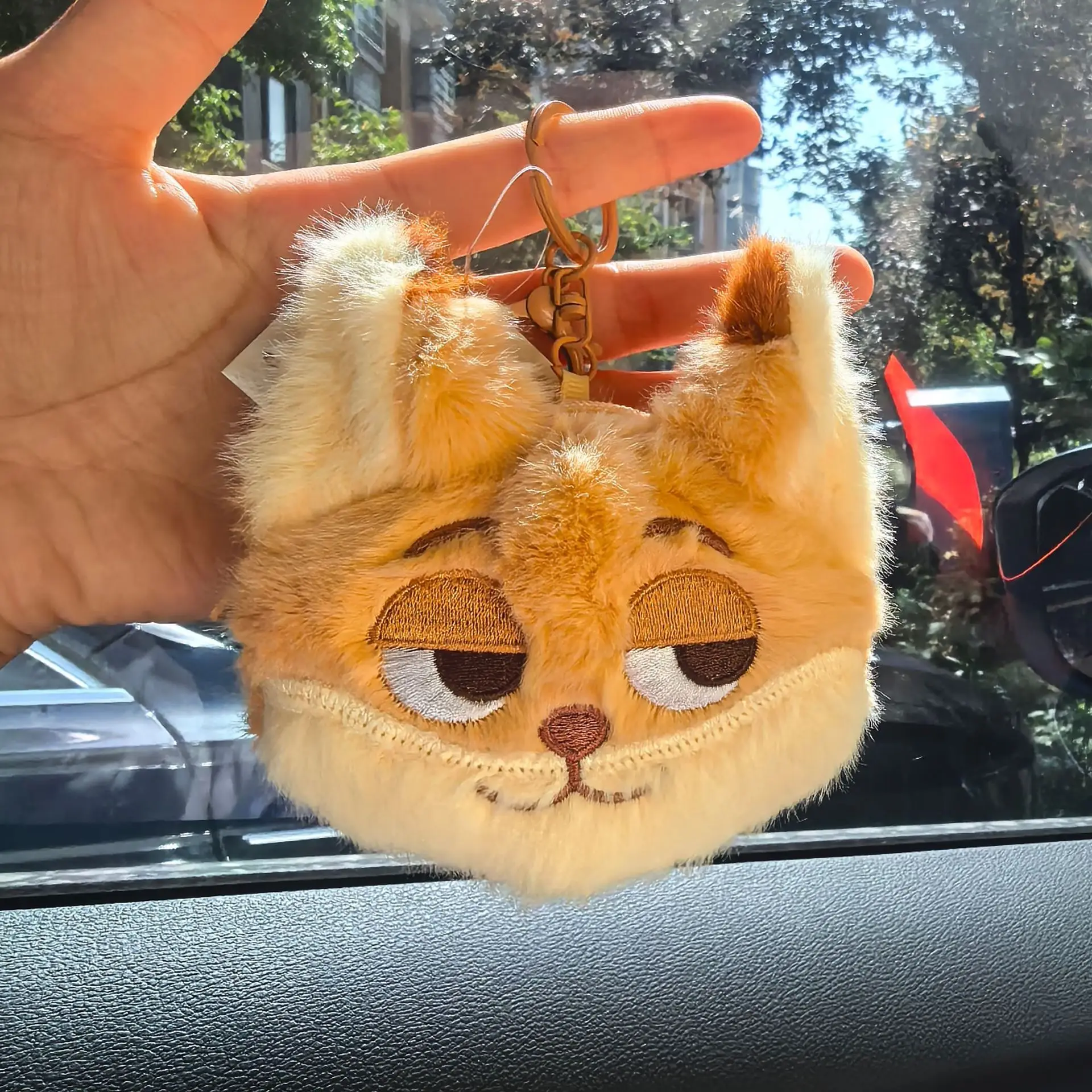 For Zootopia2 plush  Keychain toys Nick Wilde Judith Laverne Hopps plush coin purse charm cartoon bag pendant Christmas gift