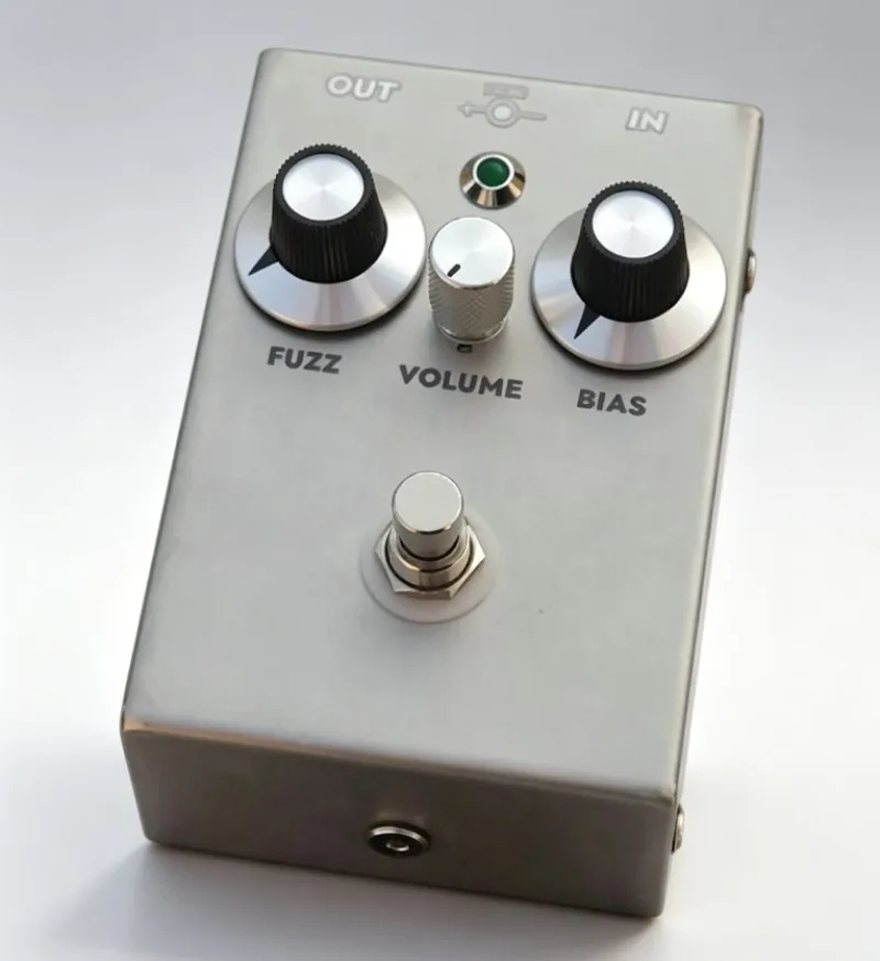 Swappable Germanium/Silicon Fuzz Pedal for Electric Guitar, Vintage Warmth/Clear Drive