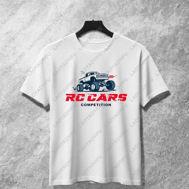Heartbeat Line Pulse for RC Racing Unisex T-shirt 100% Cotton Short Sleeve Tshirt for Outdoor Racing Events and Everyday Wear