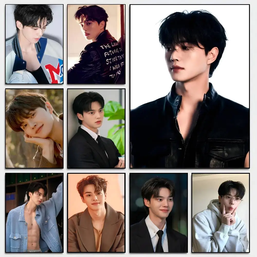 Korean Actor Song Kang Poster Self-adhesive Art Room Entrance Restaurant Wall Decor Art Painting