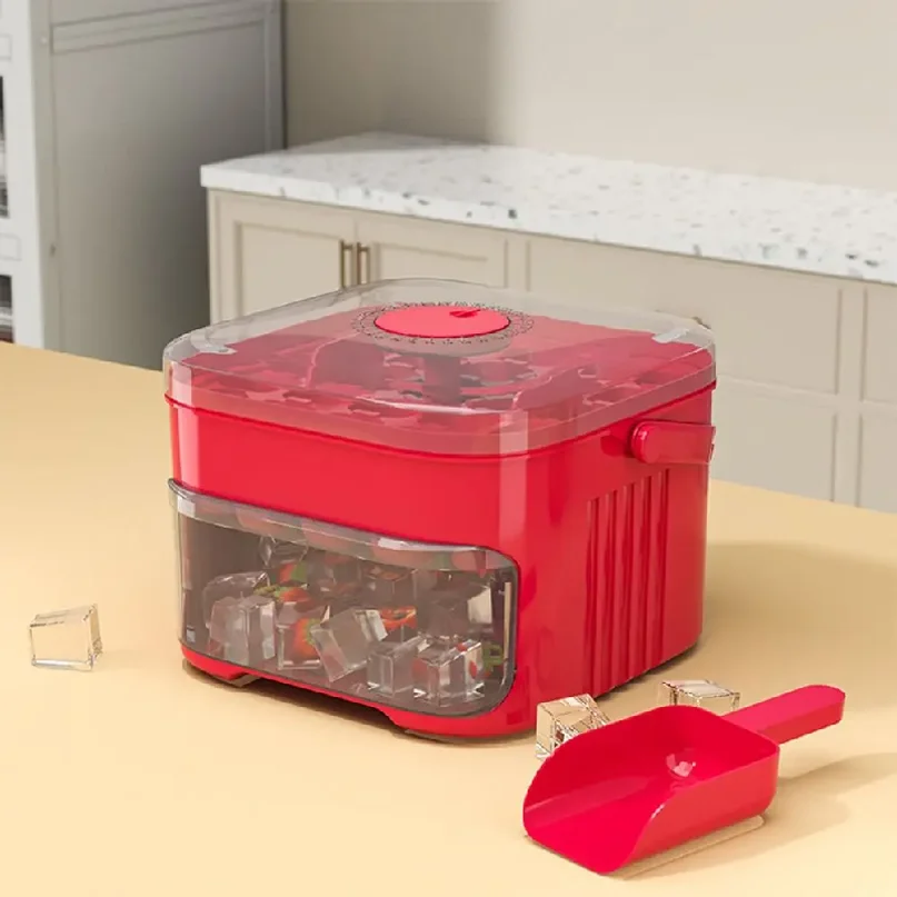Portable 50-Cube Ice Maker wit - Countertop Ice Maker Commercial recension och pris
