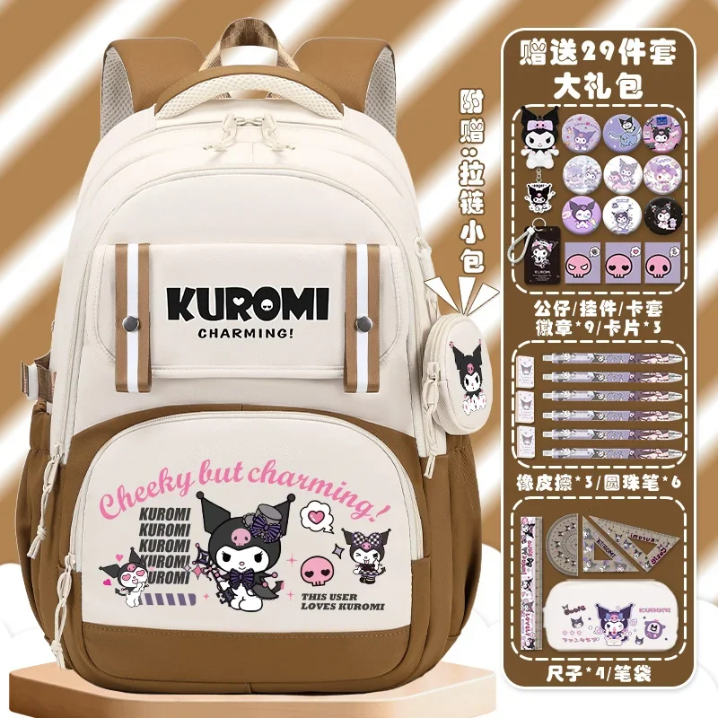 Новинка, школьный портфель Sanrio Clow M, Студенческая карточка, красивый детский легкий вместительный рюкзак с защитой позвоночника