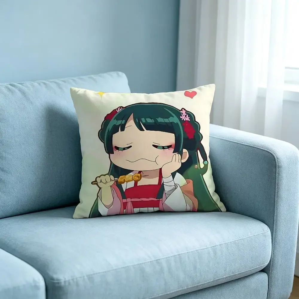 The Apothecary Diaries Customizable Square Pillowcases, Stylish And Soft, Perfect For Beds, Cars, And Sofas.