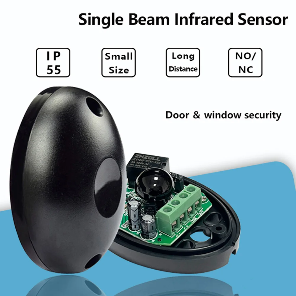 Infrared Sensor KiFor Gate Opener Outdoor Gate Safety Photocell IR Beam Photo Eye Sensor Motion Detector