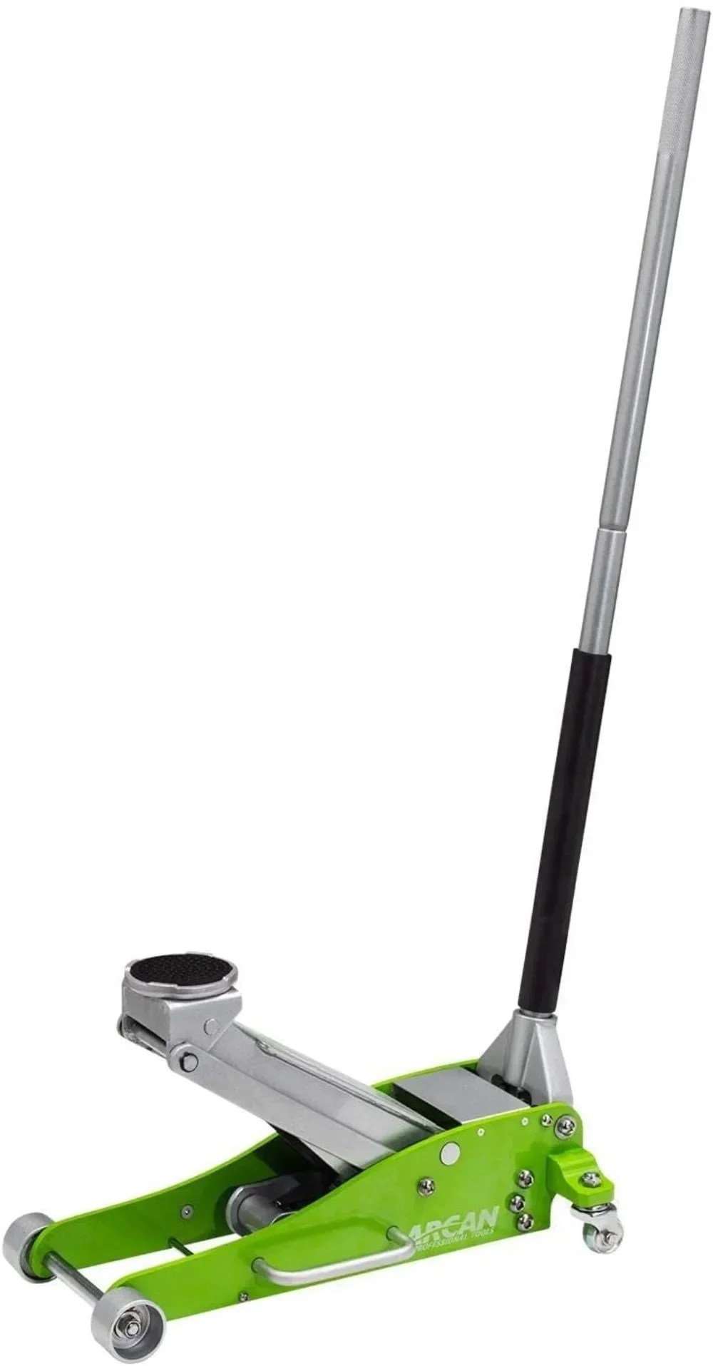 Tools 3 Ton (6,000 lbs.) Hybrid Heavy D uty Aluminum and Steel Low Profile Floor Jack with Dual Pistons Reinforced Lifting Arm