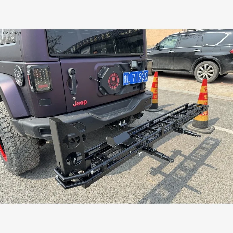 Car rear hanging heavy motorcycle back frame, rear towing off-road motorcycle frame towing pedal electric vehicle rear frame