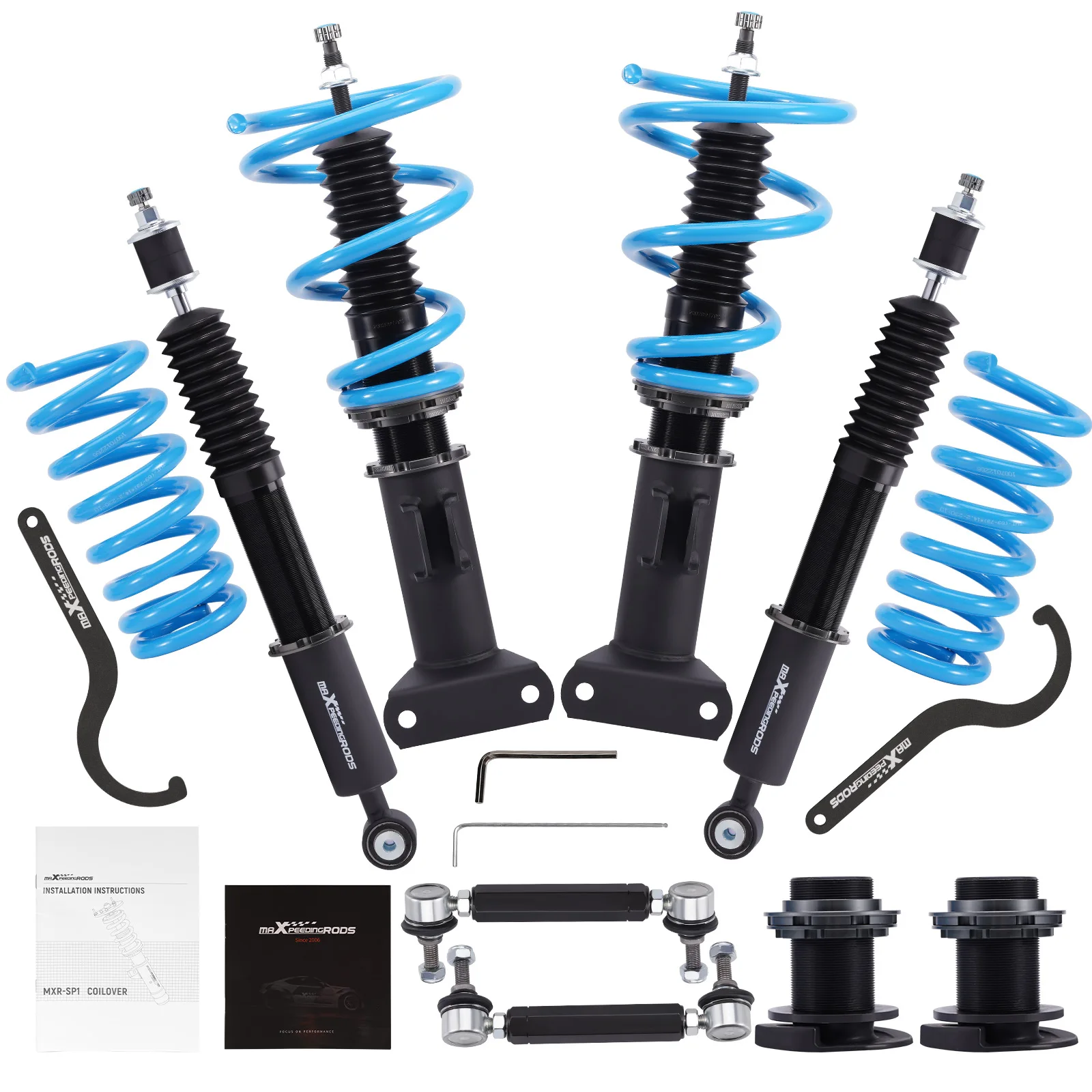 메르세데스-벤츠 C 클래스 W203 살롱 CLK W209 C209 쿠페 T6 레이싱 버전 코일 스프링 키트 용 코일 오버 서스펜션