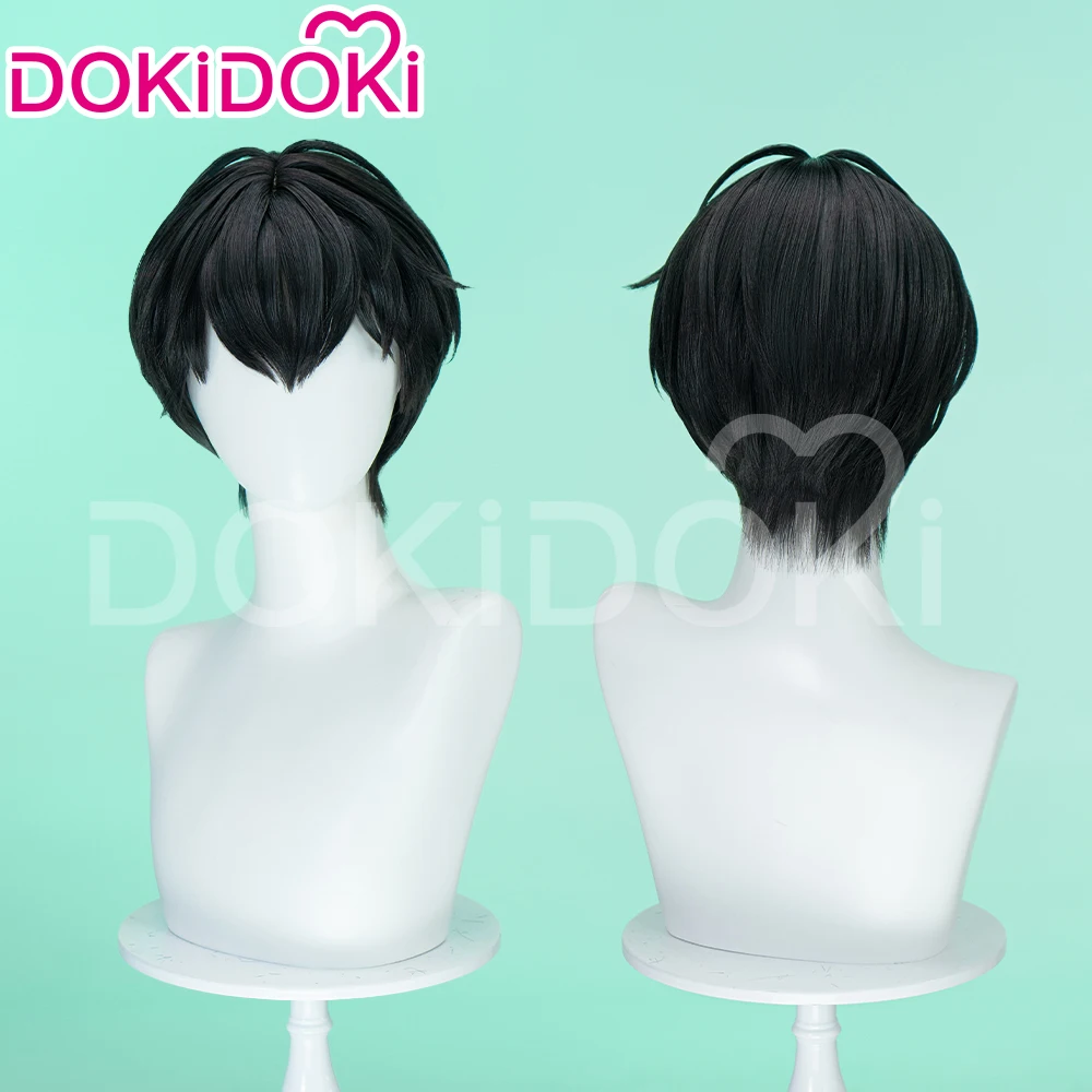 Hamin Wig Virtual Group PLAVE Cosplay Wig DokiDoki Men 32cm Short Black Hair Hamin Cosplay Free Wig Cap Halloween