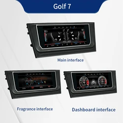 LCD Voice Control Air Condition Panel For VW Golf 7 Jetta Arteon Tiguan Passat B8 Magotan Exploration Sagitar 3D Touch AC Board