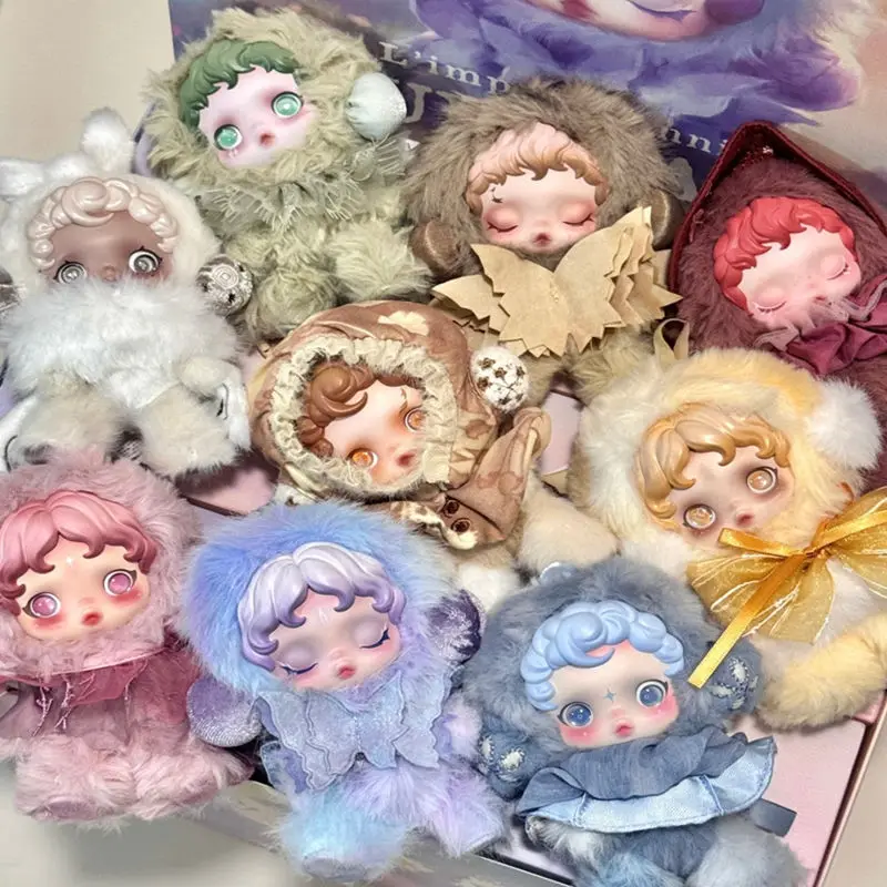 

Genuine POPMART SKULLPANDA Light Weaver Series Blind Box SKULLPANDA Charm Mystery Box Sp Keyring Backpack Charm Gift