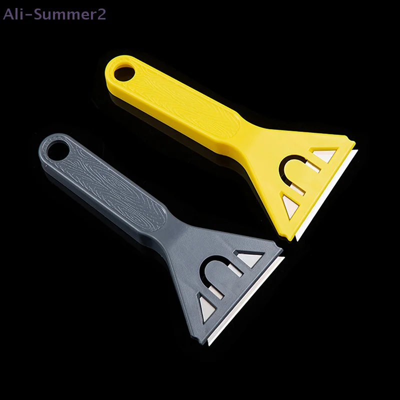 {Summer2}Multi-Purpose Non-Scratch Plastic Scraper Grout Cleaning Tool For Glass Ceramic Tile Kitchen Bathroom Window Scraper image 3