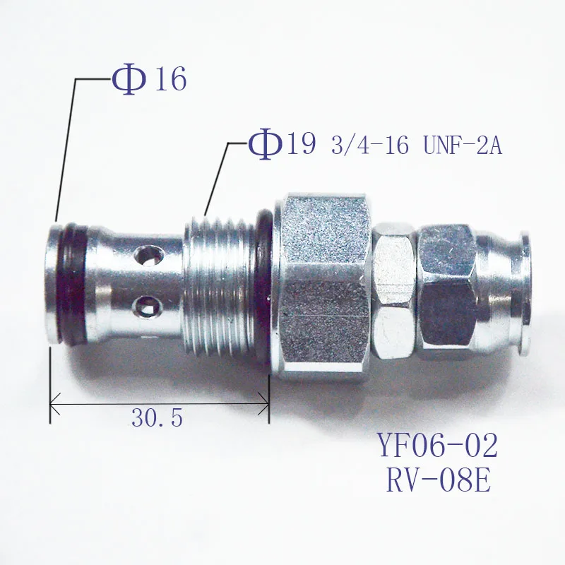 Hydraulic Thread Plug YF06-02 RV08-04 Direct-acting Relief Valve Pressure Regulating Valve