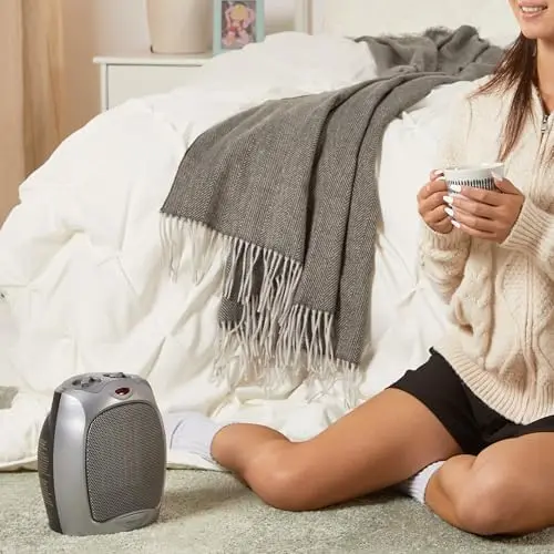 1500W Ceramic Space Heater with Safety Features