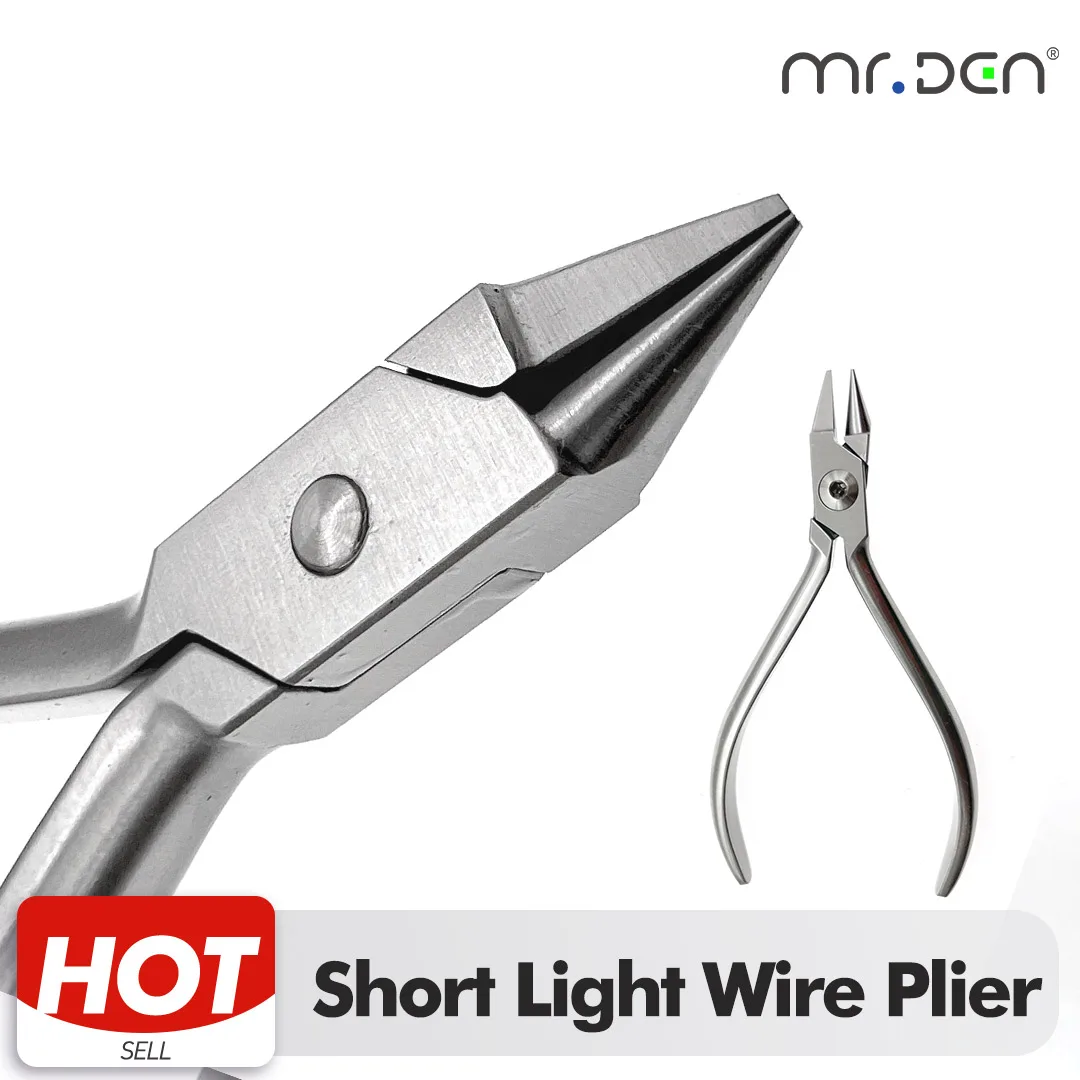 

1pc High Quality Dental Short Light Wire Pliers Light Wire Bending Plier Orthodontic Pliers Dentist Surgical Forceps Instruments