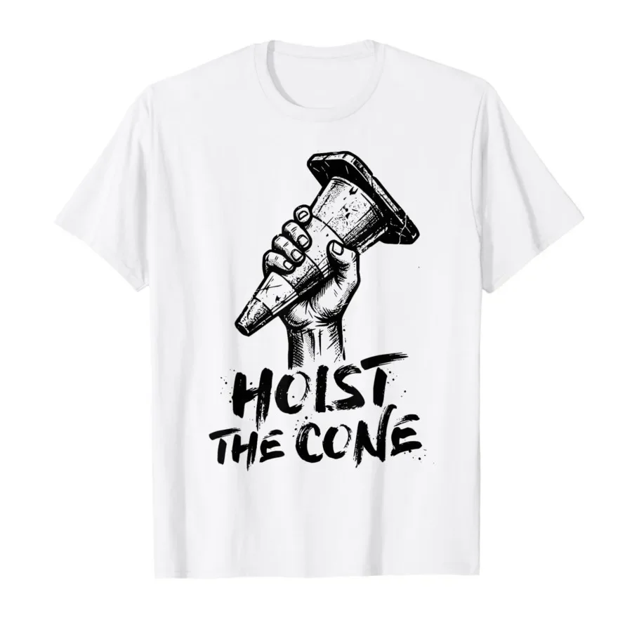 

Funny Baseball Pirates Hoist The Cone Sports Humor Meme T-shirt For Men Women 100% Cotton T Shirts Short Sleeve Tops 0410-1