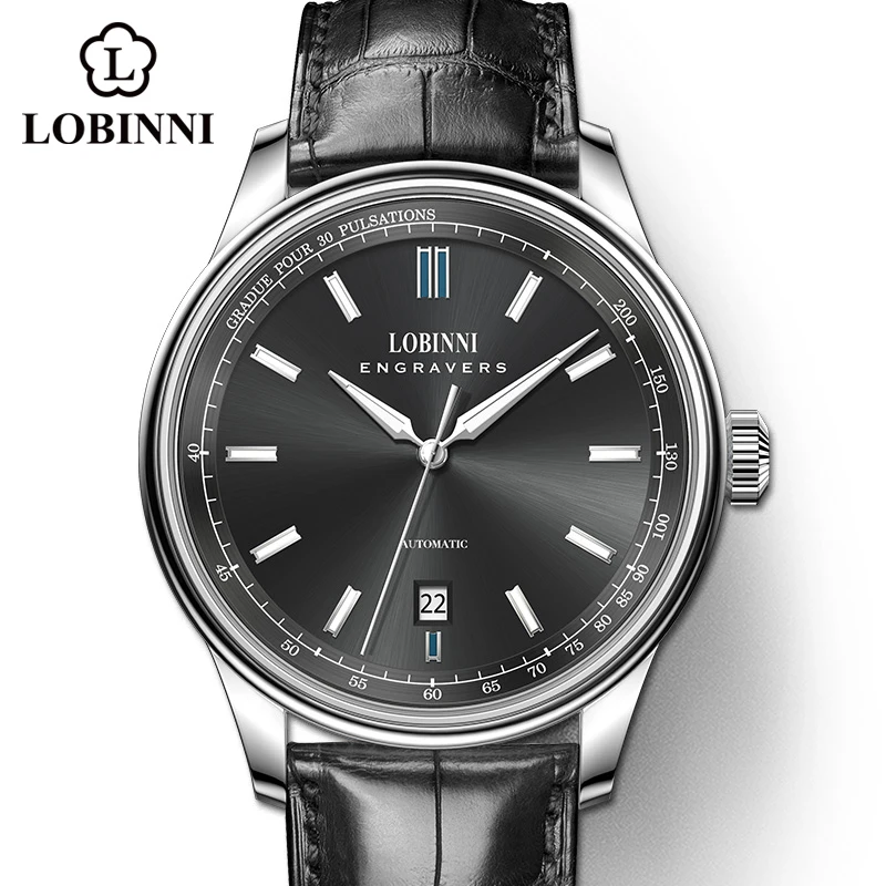 LOBINNI 2026 New Mens Watches Automatic Mechanical Watch for Men Luminous Simple Miyota 8215 Luxury Brand Clocks for Man Relojes