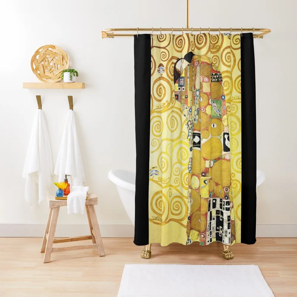 

The Embrace - Gustav Klimt Shower Curtain Bathroom And Shower Modern Showers For Bathroom Modern Bathroom Accessories Curtain