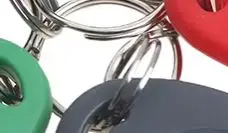 

5PCS Rewriteable Proximity Card Keyfobs T5577 RFID 125kHz Duplicable Tag Copy Token Set for Access Control Systems