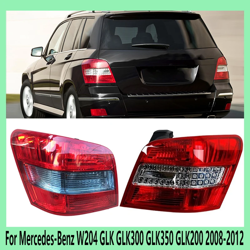 Rear Tail Light For Mercedes-Benz W204 GLK GLK300 GLK350 GLK200 2008-2012 Turn Signal Light Brake Warning Light Reversing Light