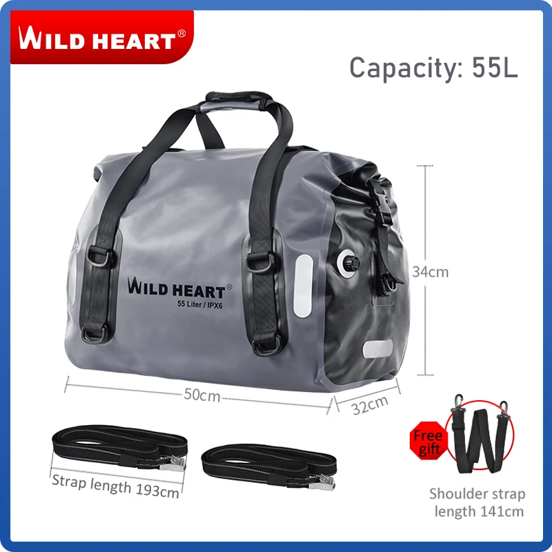 Motortas 100% Waterdicht 24L/36L/50L Grote Capaciteit 2 Stuks Motorfiets Zadel Zijtas Universele Pasvorm Motorfiets Fietstas