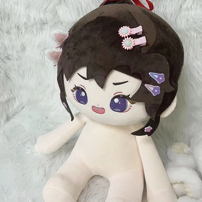

40CM Wei Wuxian Grandmaster of Demonic Cultivation MDZS Cosplay 40CM Soft Body Dress Up Sitting Posture Figures Pillow Anime