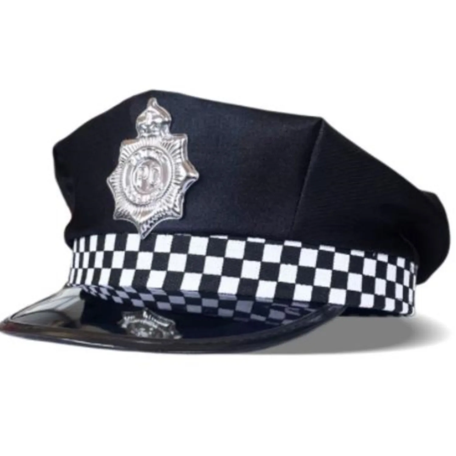 

Men And Women Octagonal Flat Cap Adult Police Hats Role-playing Fun Props U.S. Police Hats Uniform Accessories Free Shipping