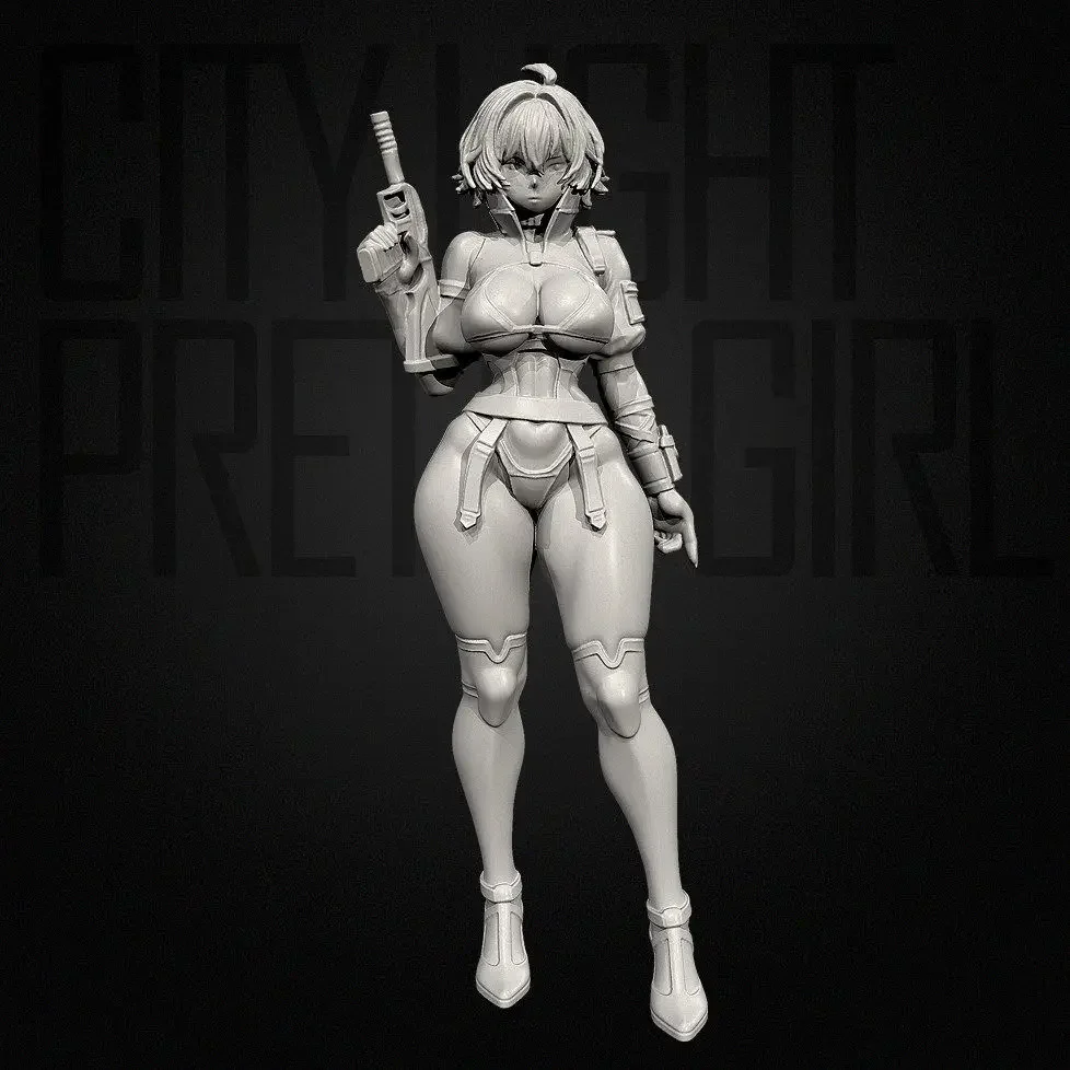 1/64 1/35 Resin model beauty kit, colorless, self assembling and coloring （3D Printing ） TDPM-96/3D