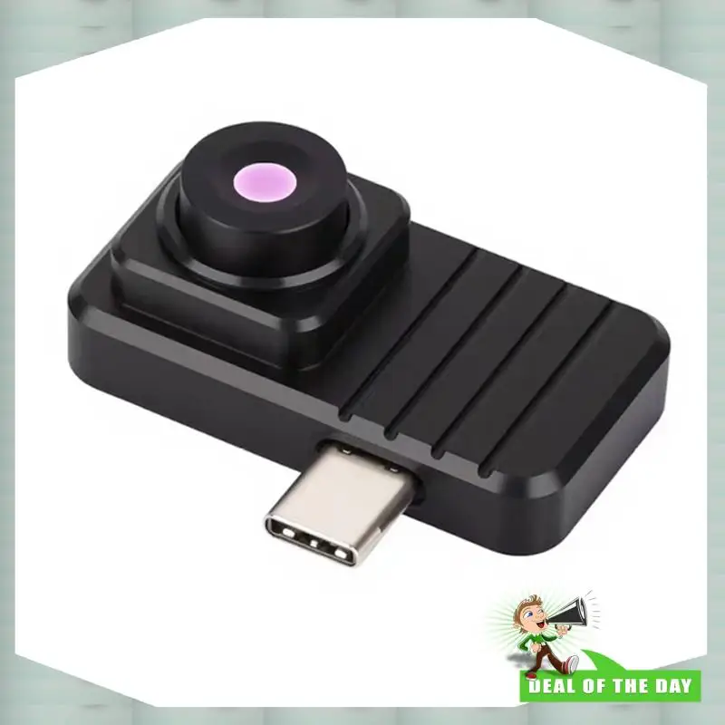 Cámara de imagen térmica IR para teléfono inteligente con entrega en 24 horas, resolución de 160x120, puerto tipo C, opciones Plug And Play para 88 °   FOV, Aluminio