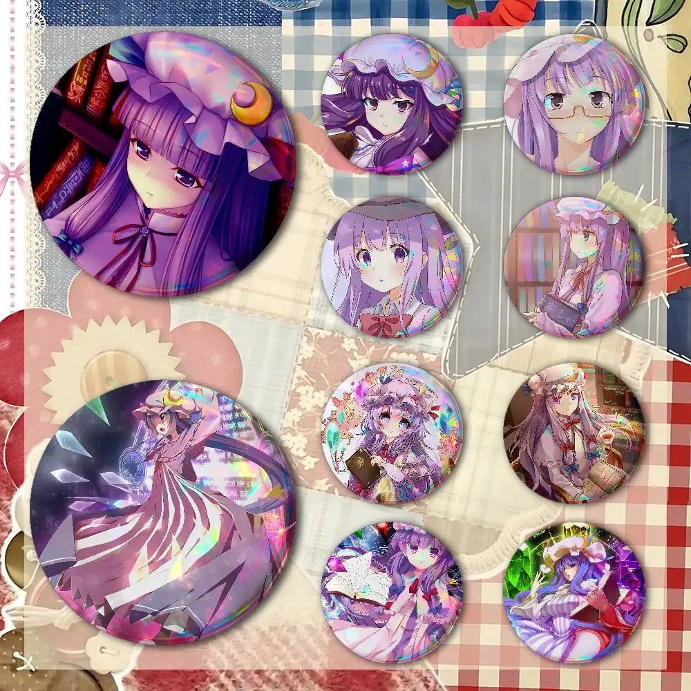 Badges de connaissance Patchouli Cartoon, nouvelle mode Hip Hop, badge rond en métal polyvalent, épinglette Cartoon, cadeau, vente en gros