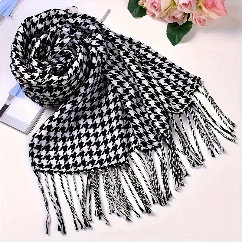 New Winter Unisex Scarf Plaid Stripe Shawl Male Casual Business Brand Designer Official Muffler Scarves Women\'s Thermal Shawl