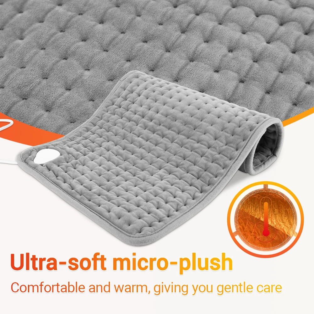 9 Gears Electric Heating Pad Hot Compress Therapy Waist Massage Belt Heated Abdomen Massager Brace Winter Warming Blanket Mat