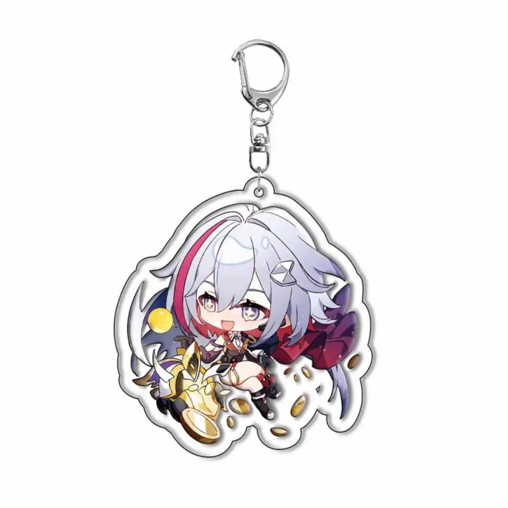 سلسلة مفاتيح Fuan Xuan Honkai Star Rail ، إكسسوارات قلادة لعبة Kafka Seele ، شارة الدعامة السابعة من مارس ، جديدة
