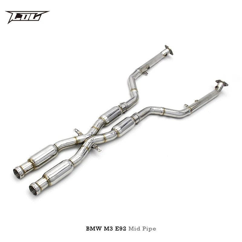 Mid Pipe Exhaust Downpipe for BMW M3 E90/E92/E93 V8 4.0L 2008-2013 Stainless Steel Downpipe Without Catalyst Car Exhaust System