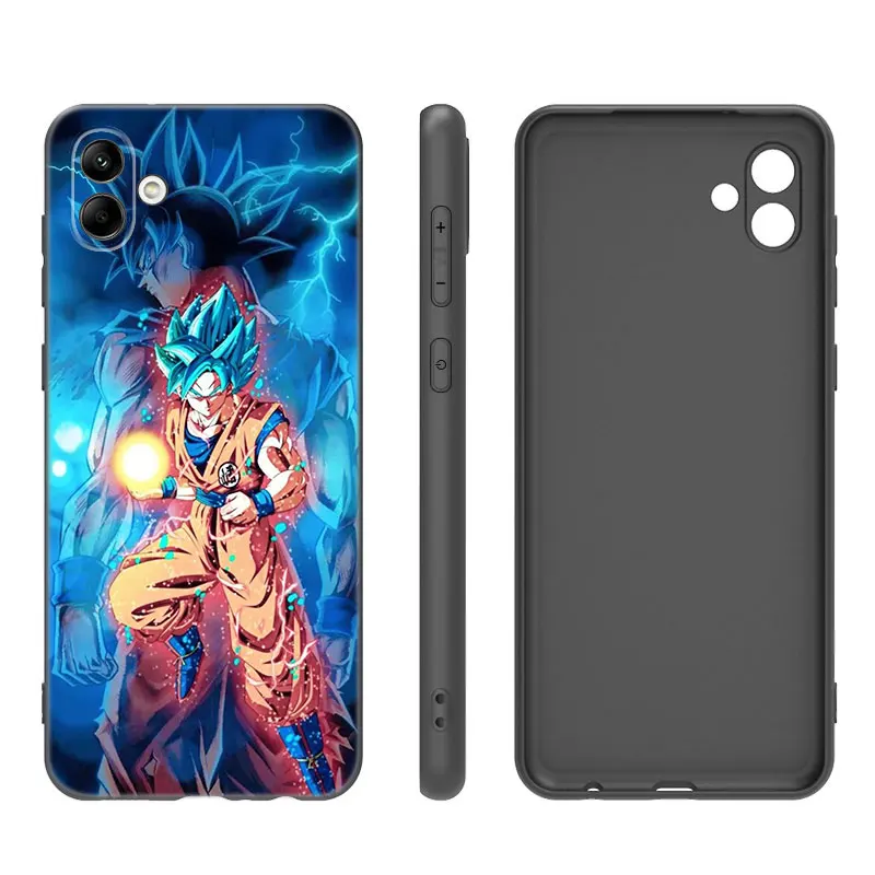 Dragon-Balls-custodia per telefono Super per Samsung Galaxy A01 A03 Core A04 E A02 A05 A10 A20 A21 A30 A50 S A6 A8 Plus A7 2018 Cover nera